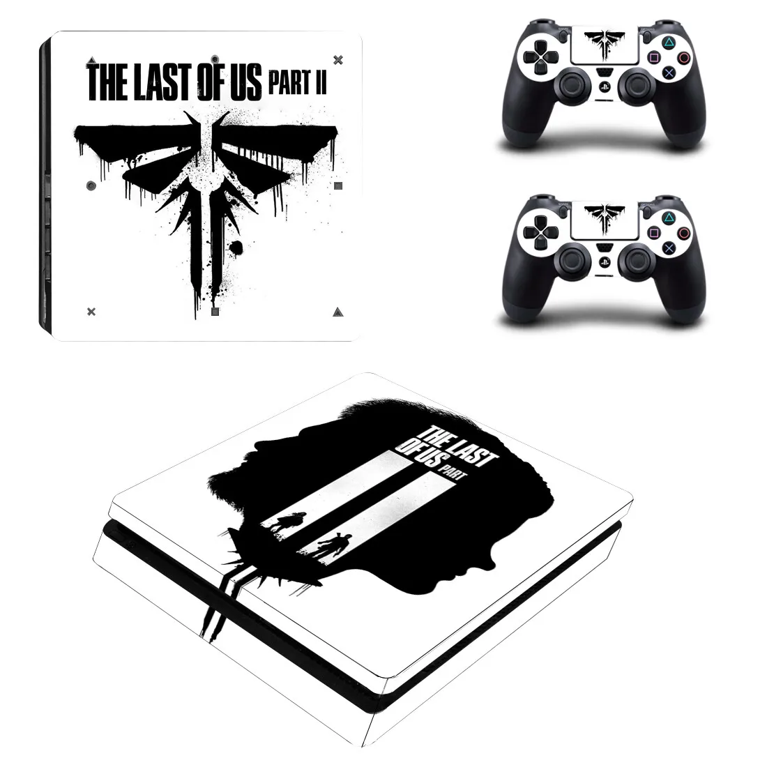 Последний из нас: Часть II PS4 Slim sticker s PS 4 Play station 4 Slim Skin sticker для консоли и контроллера playstation 4 Slim