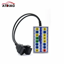 OBD2 Breakout Box Auto OBDII Break Out Box Auto Protokoll Detector Auto Können Test Box Automotive Stecker Auto detektor Freies schiff