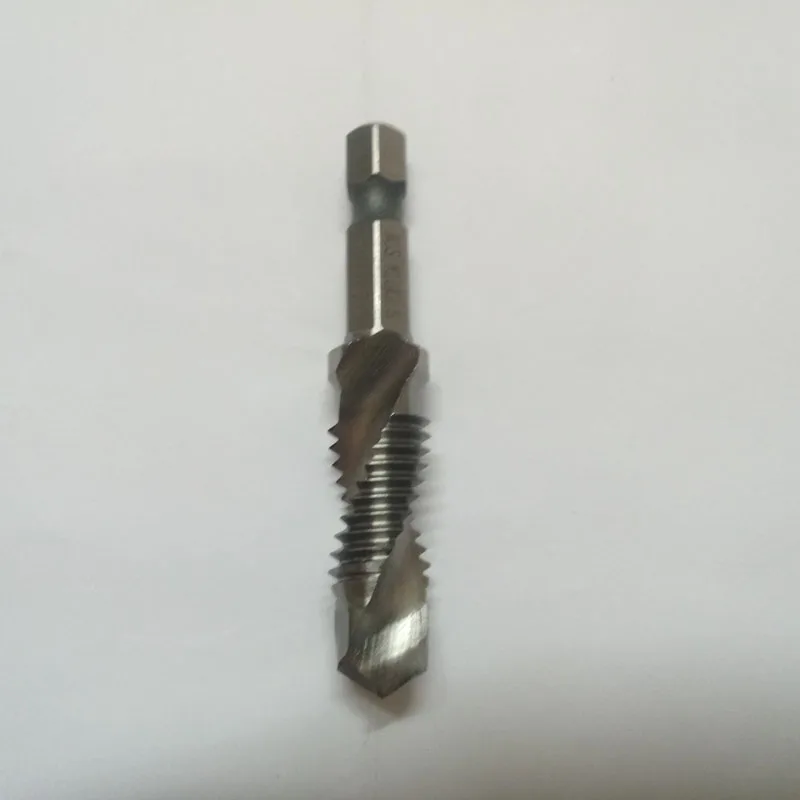 Drill Bit Set 1pc 1/4" Hex Shank Drill Bit HSS Screw Tap Drill Bits Hss Taps Countersink Set HSS Composite Tap Drills M3 M4 M5 M6 M8 M10