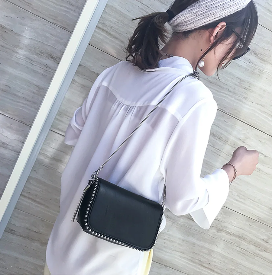 Mara's Dream New Solid Color Female Shoulder Bag Messenger Bag Day Fashion Chain Female Bag Small Square Bag