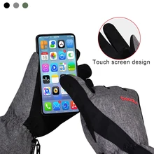 Водонепроницаемые перчатки для катания на лыжах, зимние спортивные перчатки для катания на снегу, ветрозащитные теплые лыжные перчатки для катания на сноуборде, лыжные перчатки