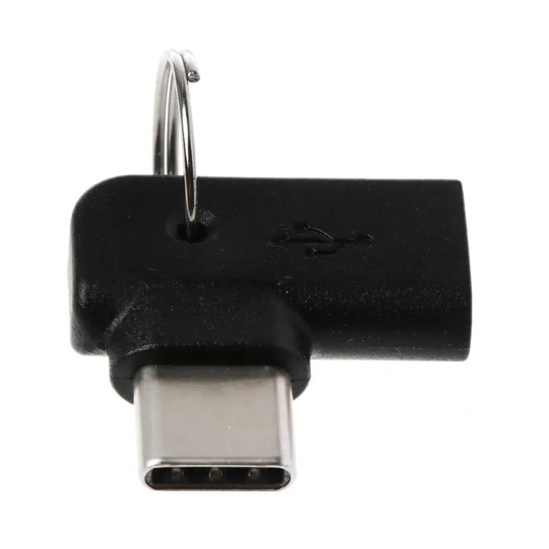 90 градусов Тип C штекер к Micro USB Женский зарядный переходник конвертер адаптер для samsung S10 S9 S8 Note 9/8 huawei mate 10/20