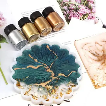 

Metal Shimmer Metallic Pigment Pearlescent Pearl Powder Epoxy Dye UV Resin Colorant Glitter Jewelry Making