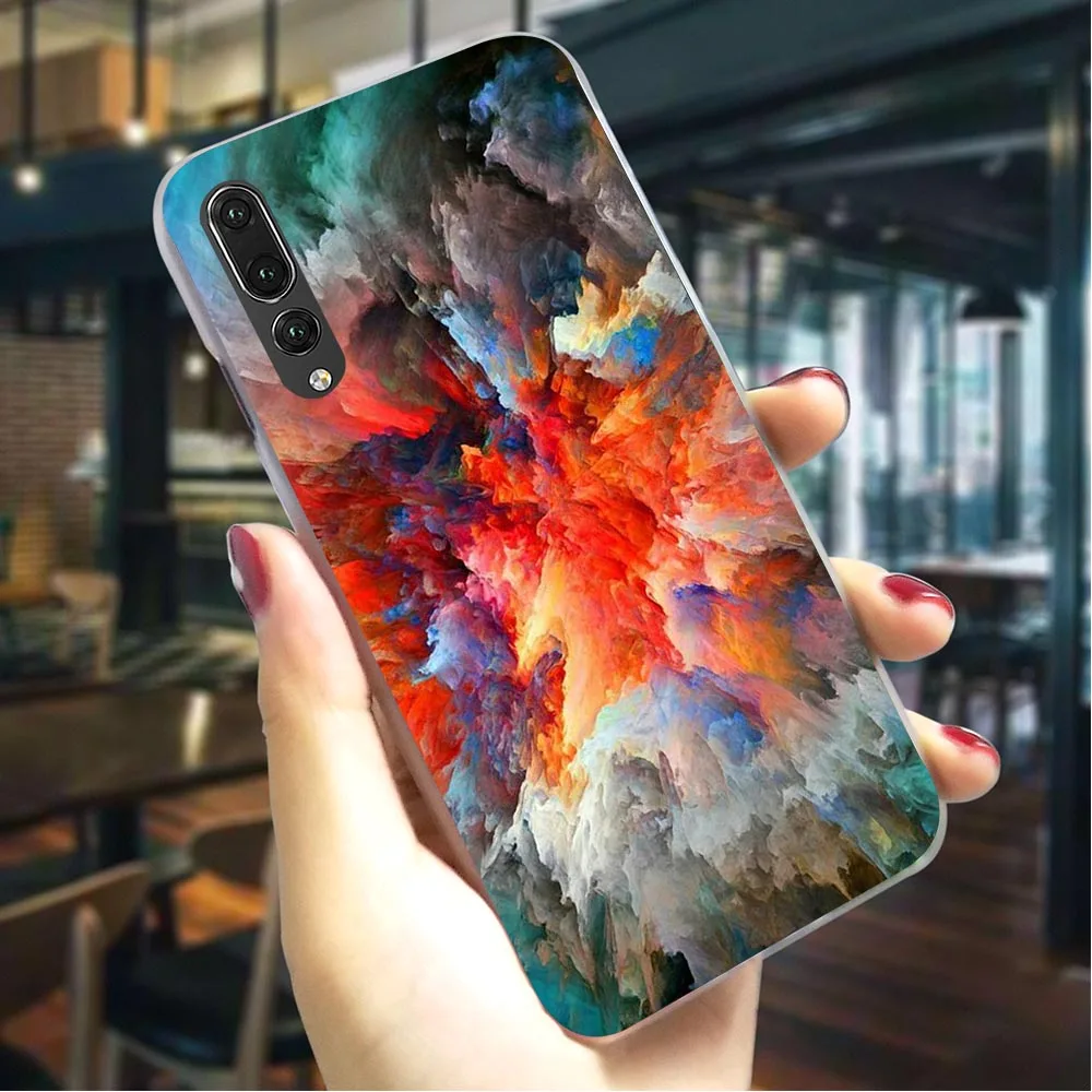 Цветной чехол для телефона Huawei Honor 7A Pro 6A 8/9/10 Lite View 20 9X Y6 Y7 Y9 Nova 3/3i/4/5i | Мобильные