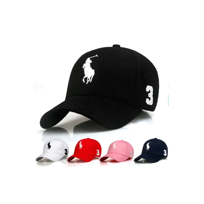 

2019 New Spring and Summer Models Fashion Embroidered Cotton Baseball Cap Adjustable Sun Hat Sports Baseball Cap