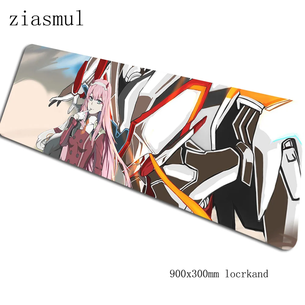 Коврик для мыши darling in the franxx, профессиональный коврик для мыши 90x30 см, коврик для мыши, игровой коврик для мыши, большой коврик для мыши, Настольный коврик для мыши - Цвет: Size 900x300x2mm