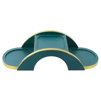 

1pc Creative Arch Bridge-shaped Succulent Potted Shelf Wooden Flower Pot Stand Plants Rack for Home Office
