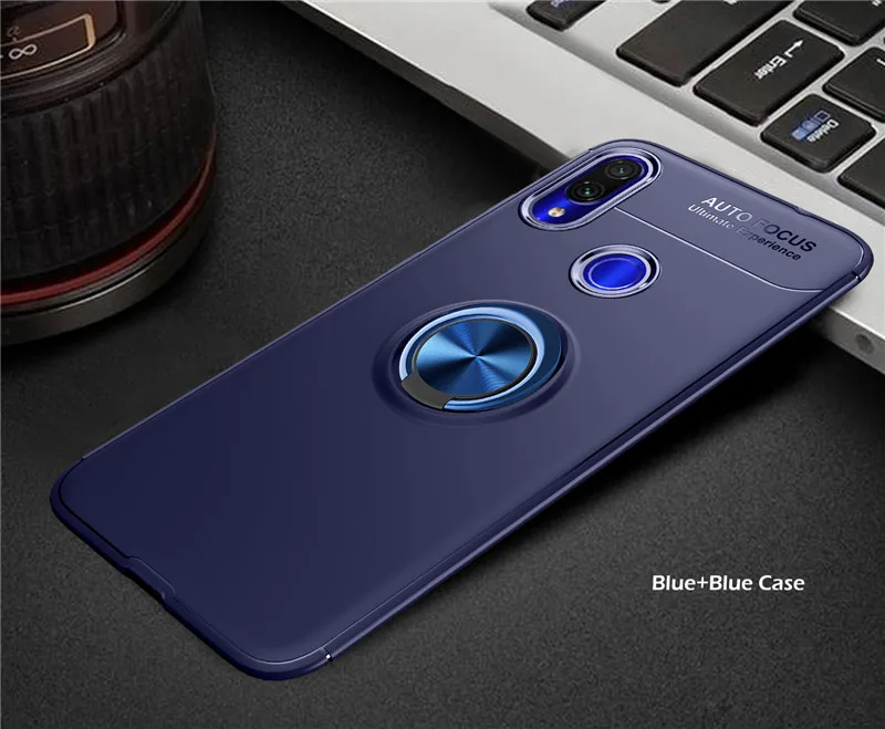 Магнитный чехол-держатель с металлической кольцевой пряжкой для IPhone XR X XS 11 Pro Max, противоударный чехол для IPhone 8, 7, 6 S Plus, мягкий силиконовый чехол