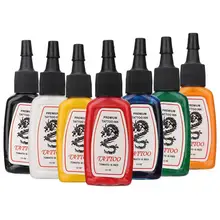 Encre de tatouage professionnelle pour le corps, coloration rapide et durable, peinture de tatouage permanente sûre, Microblading, Pigment d'eyeliner pour les sourcils, 15ml
