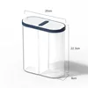 New Plastic Storage Container Pasta Rice Dispenser Cereals Organizer Boxes Cabinet Fridge Storage Jars Home Kitchen Accessories 6