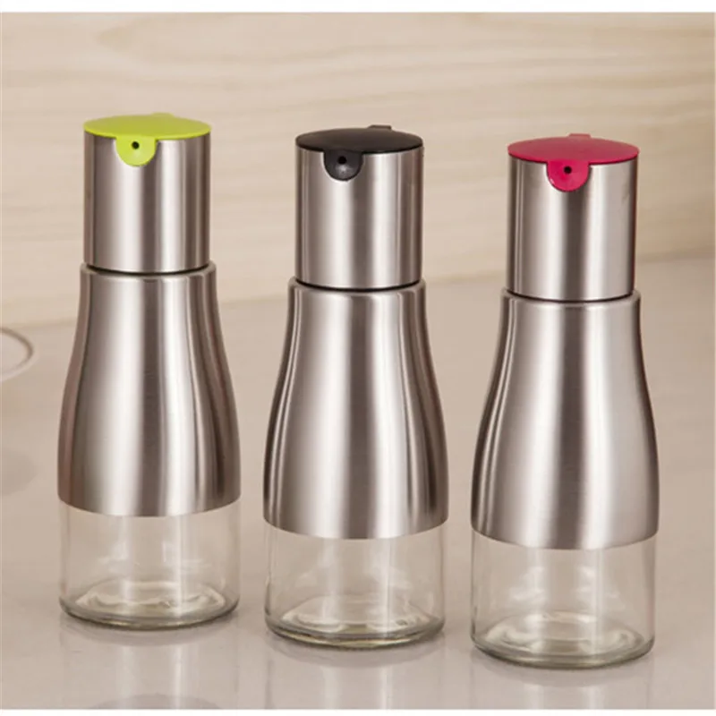 

Кухонная посуда, соусницы, 320 мл, стеклянная ручная граната из нержавеющей стали, закрывающая бутылку для масла