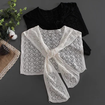 

Boutique lady feminine japanese style mori girl autumn square knitted scarf