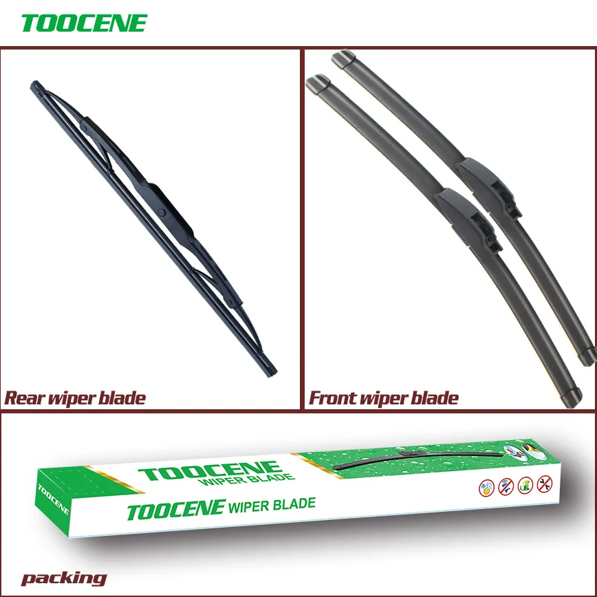Front And Rear Wiper Blades For Ford Fusion 20022008 Car Windscreen