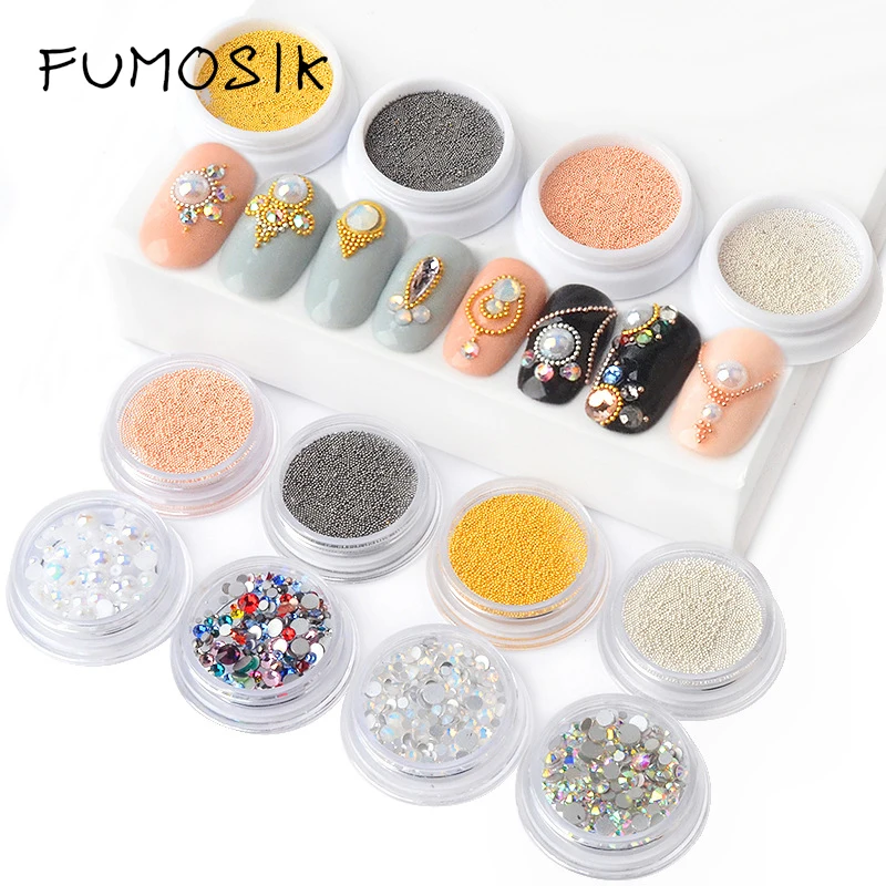 3d Metal Micro Beads Stainless Steel For Nail Art Gun Grey Rose Gold Caviar Decorations Studs | Красота и здоровье