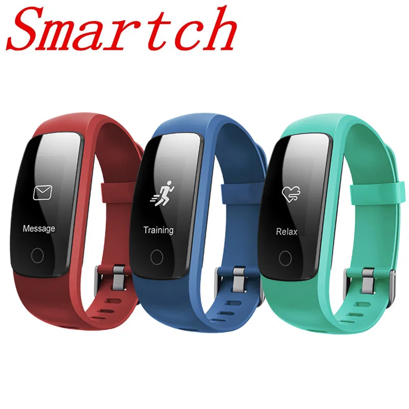 Smartch gps смарт-браслет ID107 Plus HR фитнес-браслет Bluetooth спортивный трекер Браслет С