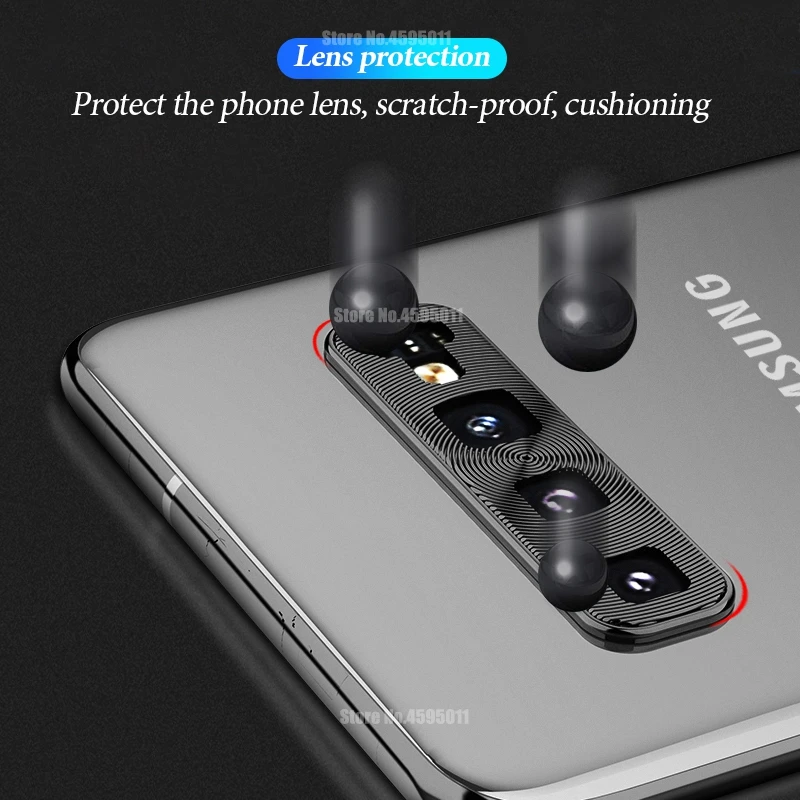 Защитное кольцо для объектива камеры Samsung Galaxy S10e S10 Plus металлическое покрытие