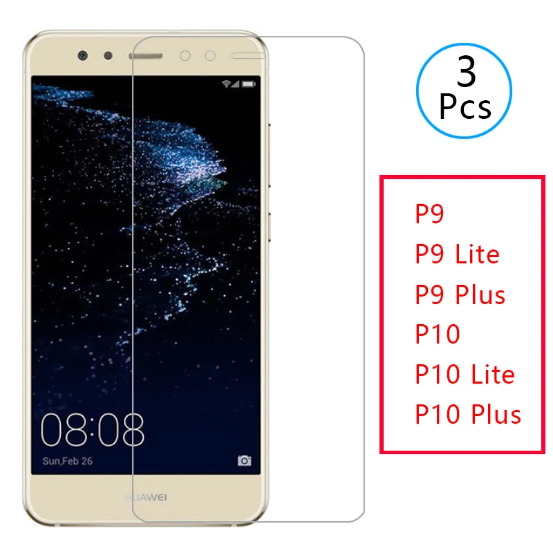 Чехол для huawei p9 p10 lite plus 2017 чехол протектор экрана из закаленного стекла на p 9 10