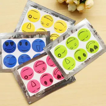 

Outdoor Anti Mosquito Sticker Patch Citronella Mosquito Killer Smiling Face Mosquito Repellent Sticker (1 set=6 pcs) LX8247
