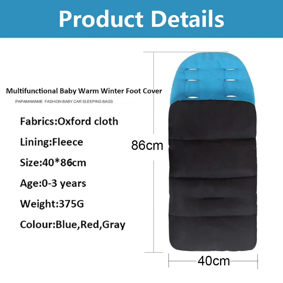 Детский матрас в коляску, водонепроницаемый коврик для ног, зимние ...