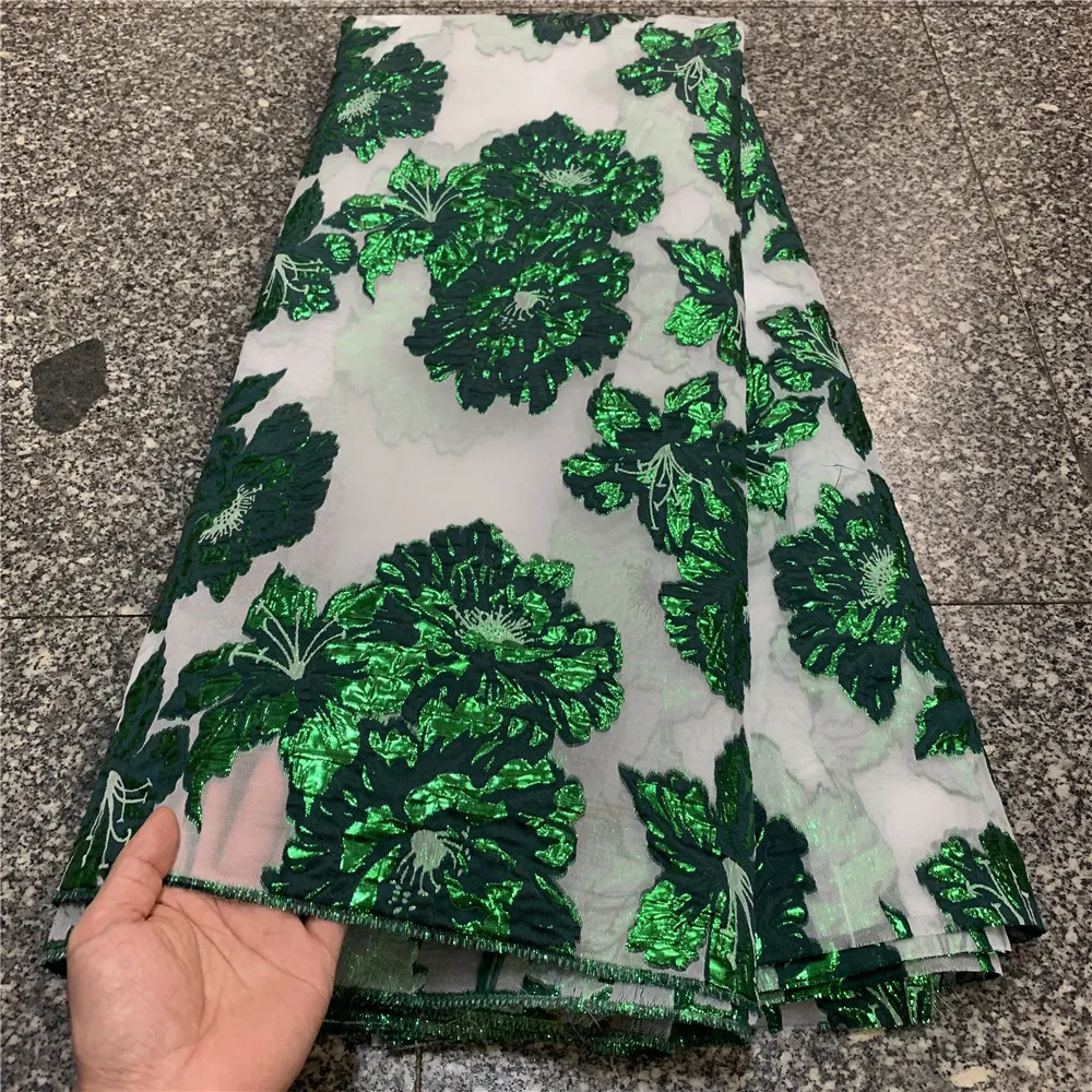 Новейшая африканская кружевная ткань 2021 Высококачественная из органзы для