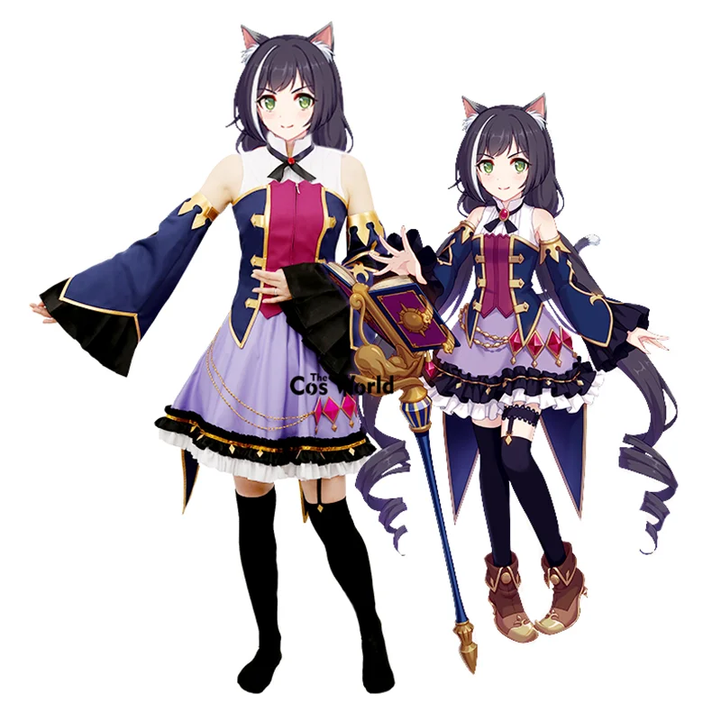 Принцесса подключение! Re:Dive Kyaru Momochi Kiruya платье униформа наряд Аниме косплей