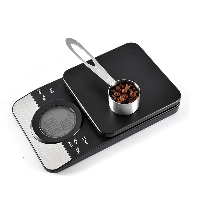 

Timing Weighing Coffee Electronic Scale Weighing Time with Countdown Kitchen Baking Multifunctional Precision 0.1g Weighing