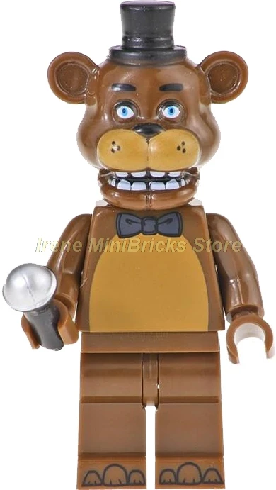 Игра Five Nights at Freddy's Chica Freddy Ryu Bunny Vega Animatronic Dragon Ghast модель строительные блоки игрушки для детей