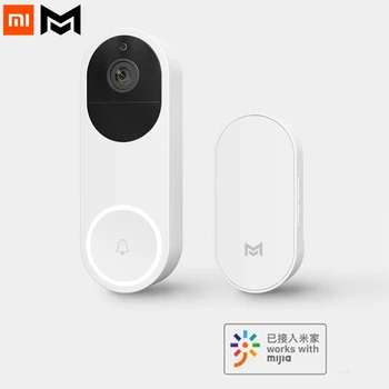 

Xiaomi Xiaomo intelligent video doorbell AI face recognition 1080p infrared night vision Mijia linkage video call walkie talkie