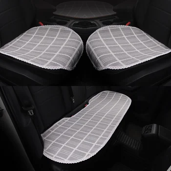 

Cotton car seat cover flax car styling seat cushion pad mat fit for Toyota Corolla Camry Rav4 Auris Prius Yalis Avensis SUV
