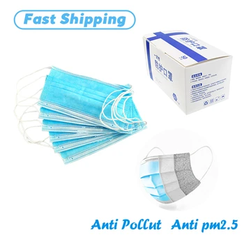 

Disposable Face Masks Masks Protection Face Mask Protection Anti Flu Fabric Facial For Female Male Personality Pm2.5 Mask