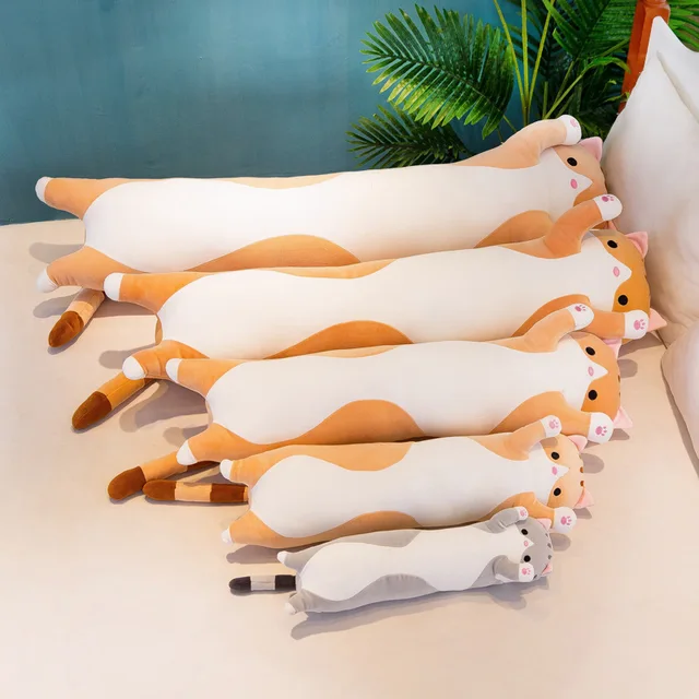 Soft/Cute /Plush /Long cat/pillow/Cotton doll toy lunch Sleeping Pillow Christmas gifts birthday gifts girls gifts for girls 5