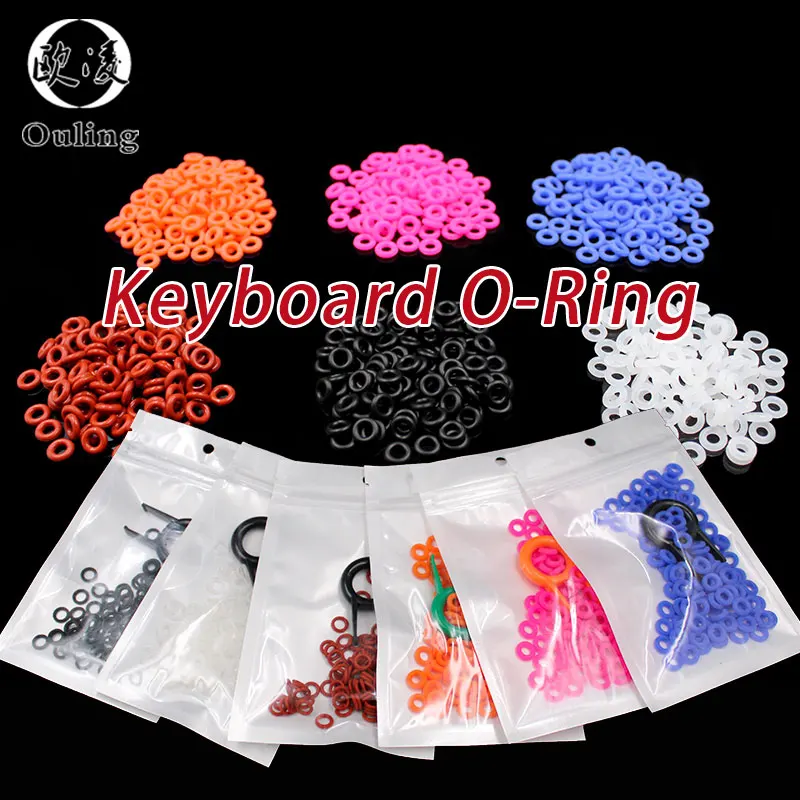 

110pcs Keycaps O Ring Seal Switch Sound Dampeners For Cherry MX Keyboard Damper Replacement Noise Reduction Keyboard O-ring Seal