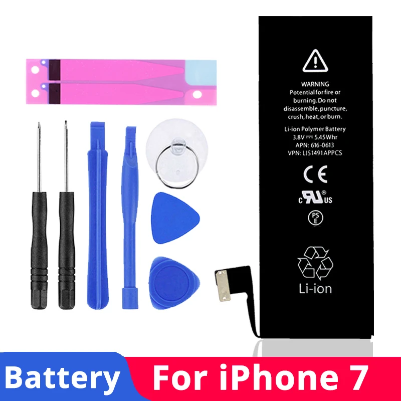 Новая качественная литиевая батарея AAA для iPhone 7 7G емкость 1960 мАч сменная