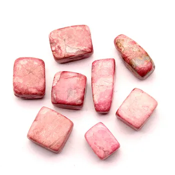 

100g, 500g Natural Polished Rose Quartz Gravel Rhodonite Tumbled Stone For Decoration Healing
