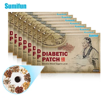 

6/24/36/42pcs 100% Natural Herbal Diabetes Patch Lower Blood Glucose Treatment Sugar Balance Medical Plaster Diabetic Patches