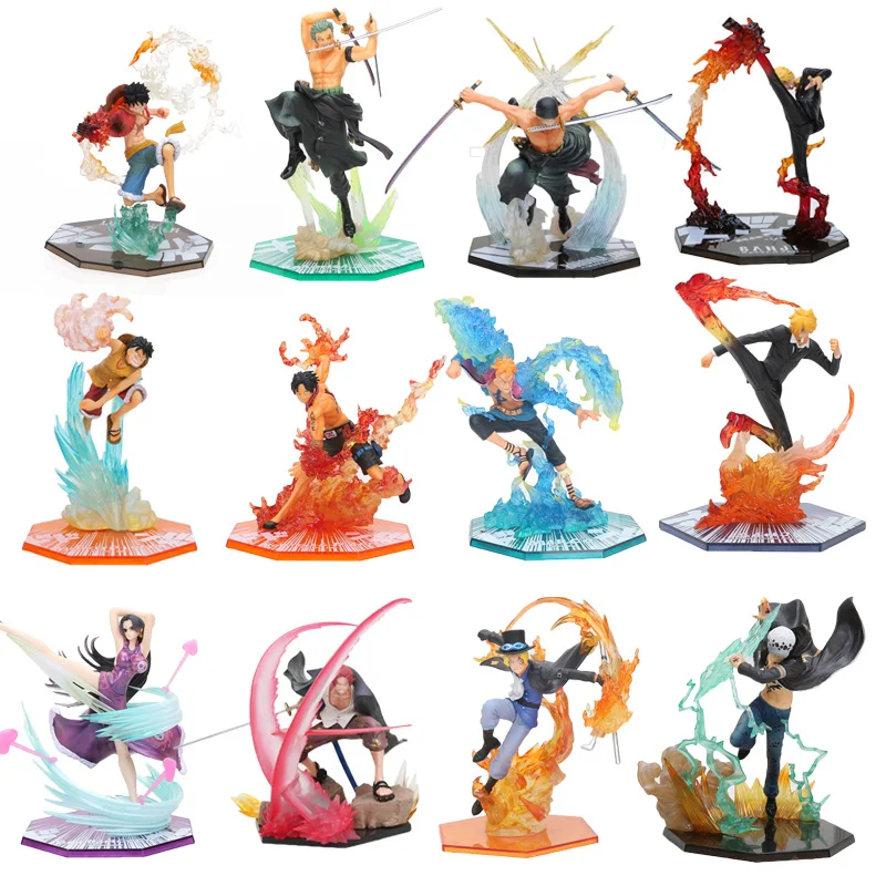17 20 см аниме one piece Roronoa Зоро Луффи Ace Boa Sanji shanks сабо из ПВХ фигурка игрушки batch ver|roronoa