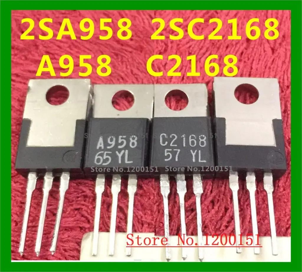 2 adet/grup = bir çift 2SA958 2SC2168 A958 C2168 to220|200v| - AliExpress