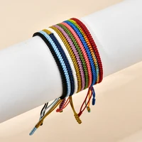 ZMZY Böhmischen Neue Woven Seil Armbänder für Frauen String Kette Einstellbar Glück Seil Mais Knoten Armband Männer Schmuck