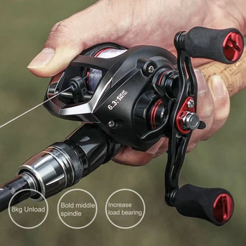 

Outdoor Funny Fishing Accessories Full Metal Wire Cup Magnetic Brake Hand Anti-explosion Line Sub-wheel Guns Handle Fishing Reel