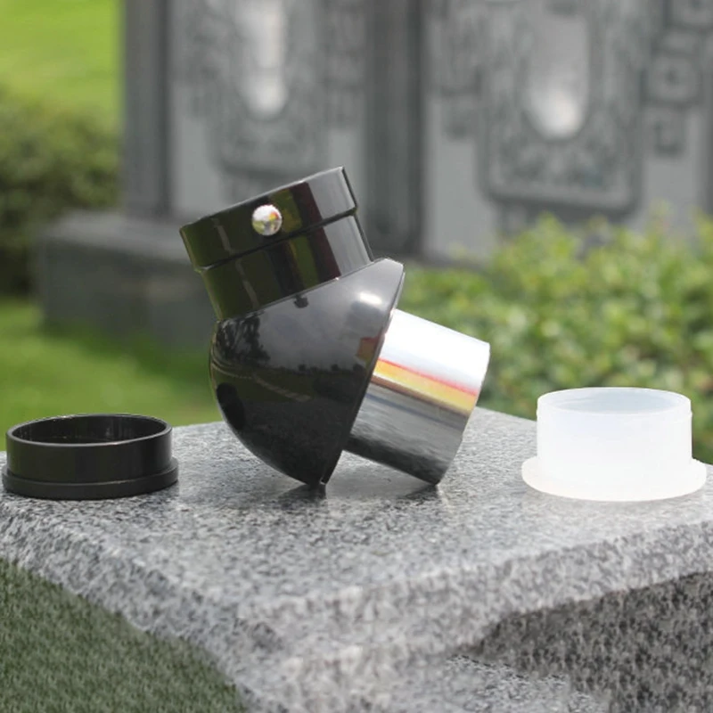 Diagonal Adapter Diagonal Prism 1.25 Inch 45-Degree for Astronomical Telescope Eyepiece 6