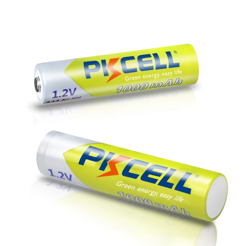 8Pcs PKCELL AAA Battery 1.2V Ni-MH AAA Rechargeable Batteries 1000MAH 3A aaa flashlight battery with 2PC AAA/AA Battery Holder