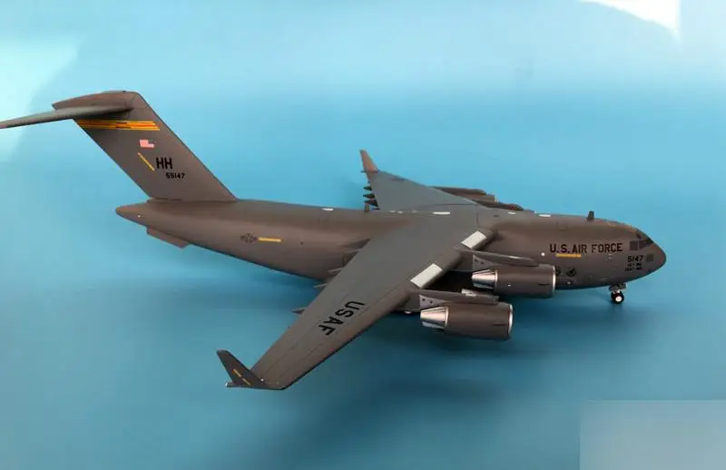 GeminiJets ВВС США BOEING C-17 GLOBEMASTER III 05-5147 1/200 литье под давлением модель самолета