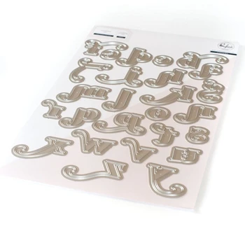 

Volume lowercase letters Metal Cutting Dies and Stamps for Scrapbooking Steel Craft Die Cut Embossing Paper Card Album