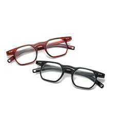 Анти-синий светильник, очки для чтения, женская мода, рамка с имитацией прозрачных очков, мужские удобные очки для дальнозоркости, быстрая