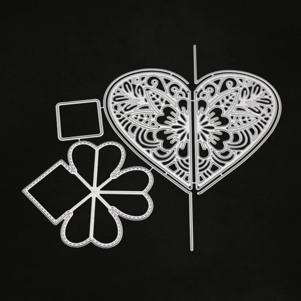 Love Creative Greeting Card Dies Card Craft Metal Cutting Dies Decoration Scrapbooking Nouveau Arrivage Paper Making Cuts