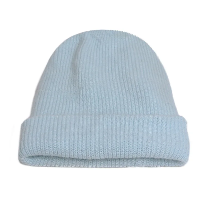 H Rabbit hair Beanies Women Men Winter Hat Knitted Skuilles For Hats Balaclava Unisex Hats Cold-Proof And Warm-Keeping Beanie Caps - Цвет: H