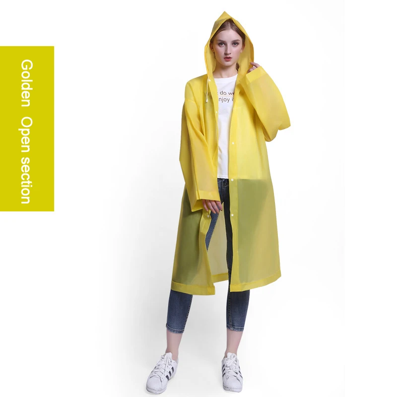 Overall Rain Coat Adult Motorcycle Rainwear Long Raincoat Women Waterproof Breathable Thick Cloak Plastic Trench Ponhco Outdoor