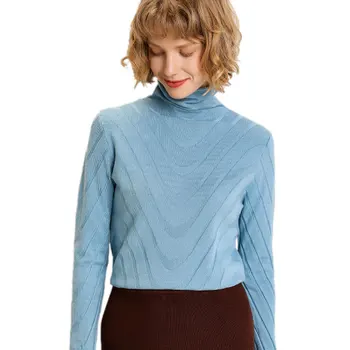 

Autumn Sweaters Women's Clothes New Elasticity Femme Casual Sweaters Pullover Fashion Slim Girl Bottoming shirts Graceful Women