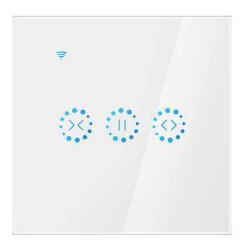 

EU plug WiFi Electrical Touch curtains Switch APP Voice Control by Alexa Echo AC110 to 250V for Mechanical Limit Blinds Motor