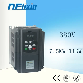

5.5KW/7.5KW 380v 3 Phase input and 3 Phase Output Frequency Converter/Adjustable Speed Drive/ VFD For spindle moto